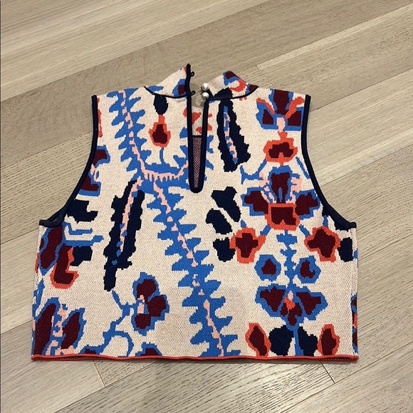 RHODE Multicolor Patterned Crop Top - Picture 2 of 3